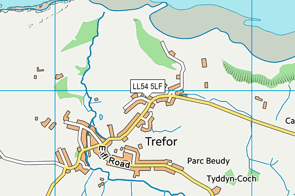 LL54 5LF map - OS VectorMap District (Ordnance Survey) LL54 5LF map - OS VectorMap District (Ordnance Survey)