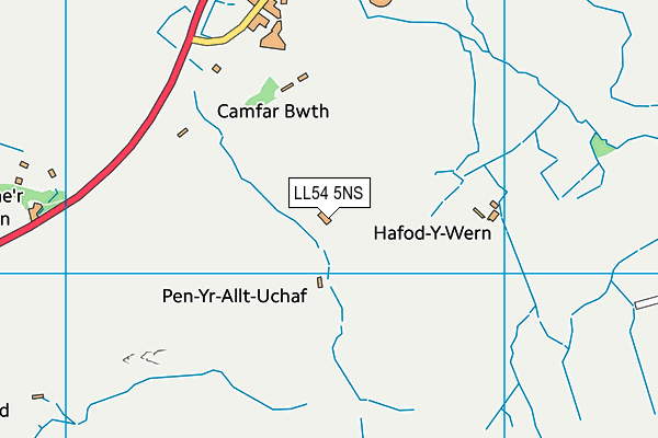 LL54 5NS map - OS VectorMap District (Ordnance Survey) LL54 5NS map - OS VectorMap District (Ordnance Survey)