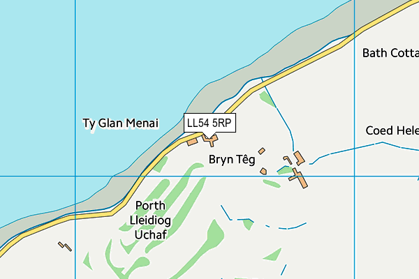 LL54 5RP map - OS VectorMap District (Ordnance Survey)