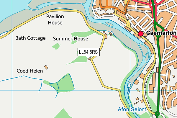 LL54 5RS map - OS VectorMap District (Ordnance Survey) LL54 5RS map - OS VectorMap District (Ordnance Survey)