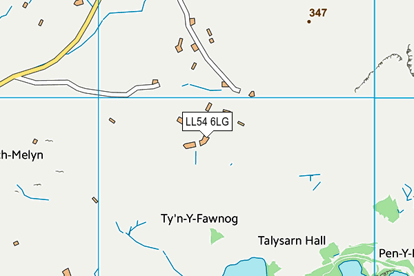 LL54 6LG map - OS VectorMap District (Ordnance Survey) LL54 6LG map - OS VectorMap District (Ordnance Survey)