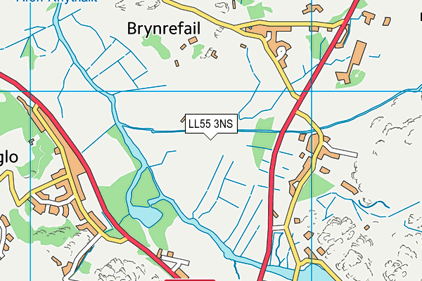 LL55 3NS map - OS VectorMap District (Ordnance Survey) LL55 3NS map - OS VectorMap District (Ordnance Survey)