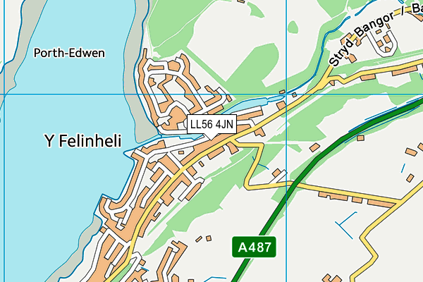 LL56 4JN map - OS VectorMap District (Ordnance Survey) LL56 4JN map - OS VectorMap District (Ordnance Survey)