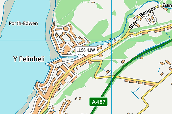 LL56 4JW map - OS VectorMap District (Ordnance Survey) LL56 4JW map - OS VectorMap District (Ordnance Survey)