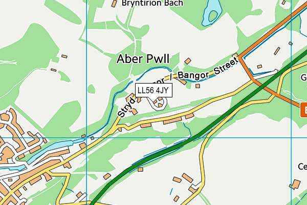 LL56 4JY map - OS VectorMap District (Ordnance Survey) LL56 4JY map - OS VectorMap District (Ordnance Survey)