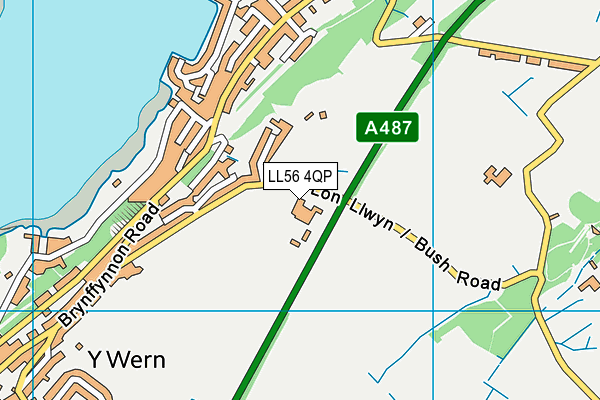 LL56 4QP map - OS VectorMap District (Ordnance Survey) LL56 4QP map - OS VectorMap District (Ordnance Survey)