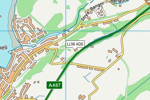 LL56 4QS map - OS VectorMap District (Ordnance Survey)