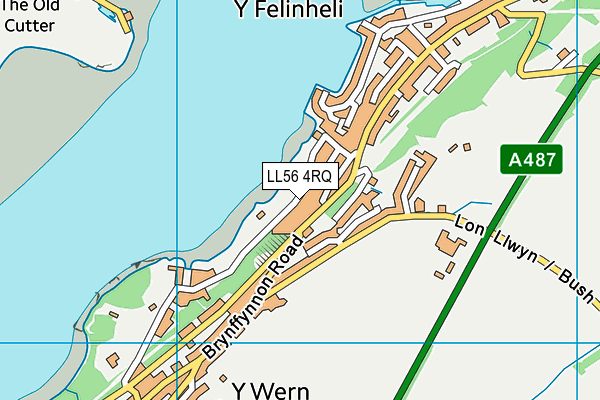 LL56 4RQ map - OS VectorMap District (Ordnance Survey) LL56 4RQ map - OS VectorMap District (Ordnance Survey)