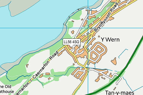 LL56 4SQ map - OS VectorMap District (Ordnance Survey) LL56 4SQ map - OS VectorMap District (Ordnance Survey)