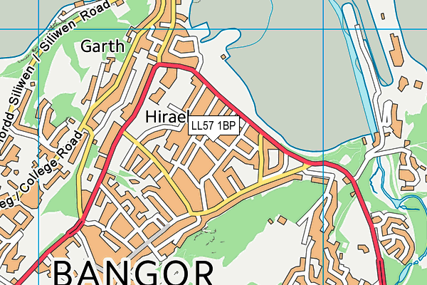 LL57 1BP map - OS VectorMap District (Ordnance Survey) LL57 1BP map - OS VectorMap District (Ordnance Survey)