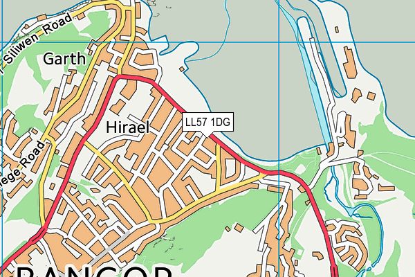 LL57 1DG map - OS VectorMap District (Ordnance Survey) LL57 1DG map - OS VectorMap District (Ordnance Survey)