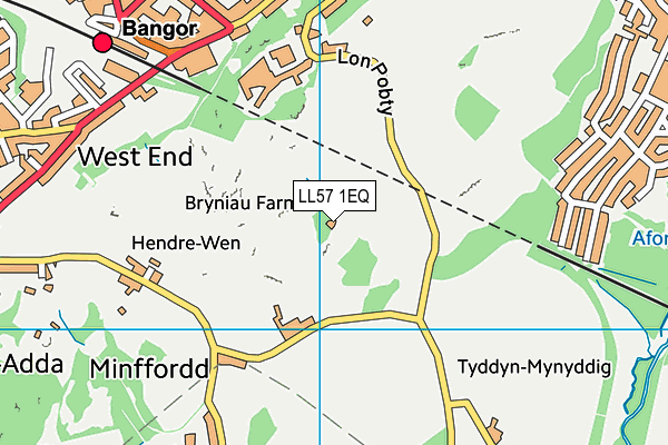 LL57 1EQ map - OS VectorMap District (Ordnance Survey) LL57 1EQ map - OS VectorMap District (Ordnance Survey)