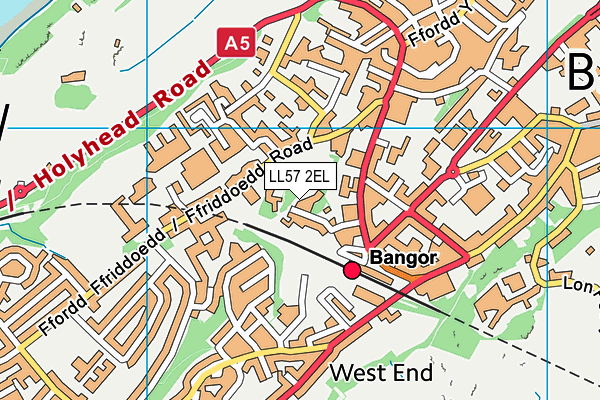 LL57 2EL map - OS VectorMap District (Ordnance Survey) LL57 2EL map - OS VectorMap District (Ordnance Survey)