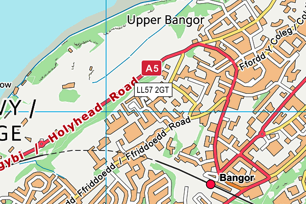 LL57 2GT map - OS VectorMap District (Ordnance Survey) LL57 2GT map - OS VectorMap District (Ordnance Survey)