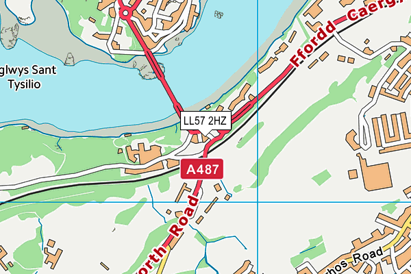 LL57 2HZ map - OS VectorMap District (Ordnance Survey) LL57 2HZ map - OS VectorMap District (Ordnance Survey)