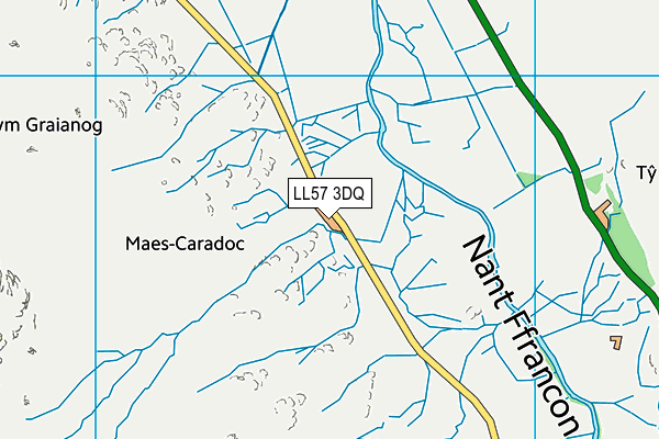 LL57 3DQ map - OS VectorMap District (Ordnance Survey) LL57 3DQ map - OS VectorMap District (Ordnance Survey)