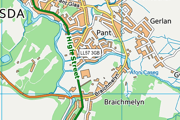 LL57 3GB map - OS VectorMap District (Ordnance Survey) LL57 3GB map - OS VectorMap District (Ordnance Survey)