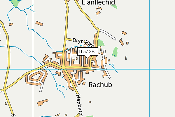 LL57 3HJ map - OS VectorMap District (Ordnance Survey) LL57 3HJ map - OS VectorMap District (Ordnance Survey)