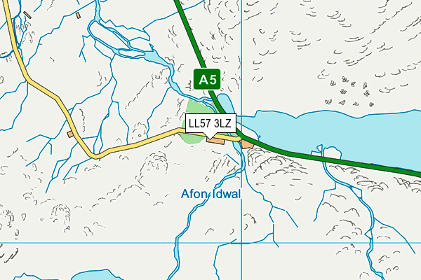 LL57 3LZ map - OS VectorMap District (Ordnance Survey) LL57 3LZ map - OS VectorMap District (Ordnance Survey)