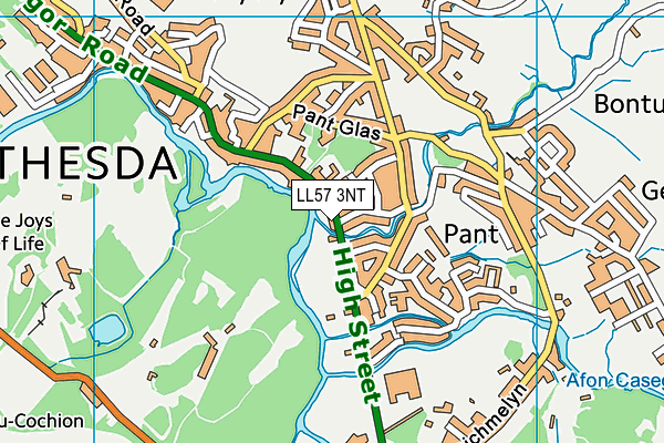 LL57 3NT map - OS VectorMap District (Ordnance Survey) LL57 3NT map - OS VectorMap District (Ordnance Survey)