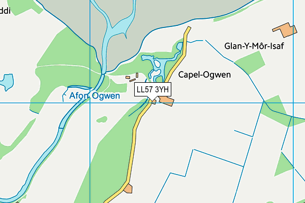 LL57 3YH map - OS VectorMap District (Ordnance Survey) LL57 3YH map - OS VectorMap District (Ordnance Survey)