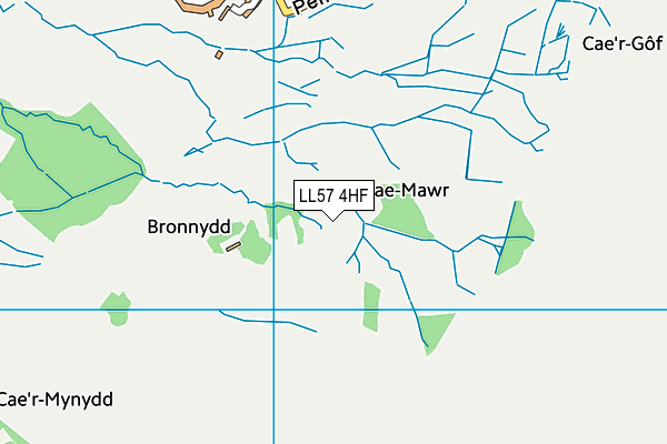 LL57 4HF map - OS VectorMap District (Ordnance Survey) LL57 4HF map - OS VectorMap District (Ordnance Survey)