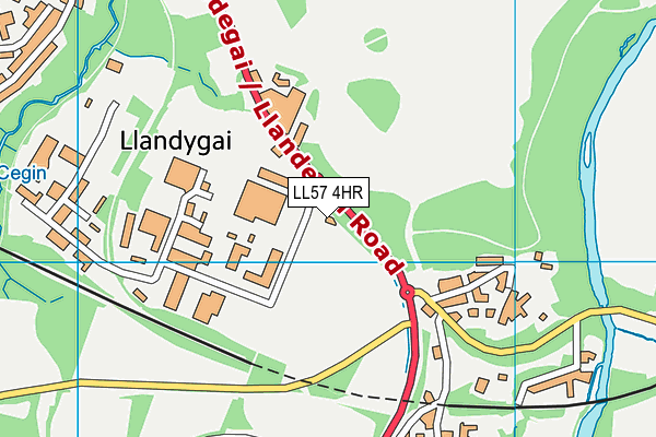 LL57 4HR map - OS VectorMap District (Ordnance Survey) LL57 4HR map - OS VectorMap District (Ordnance Survey)