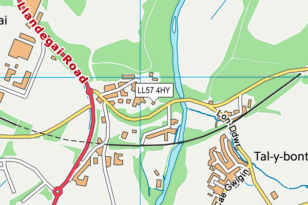 LL57 4HY map - OS VectorMap District (Ordnance Survey) LL57 4HY map - OS VectorMap District (Ordnance Survey)