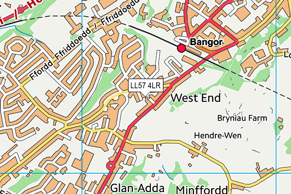 LL57 4LR map - OS VectorMap District (Ordnance Survey) LL57 4LR map - OS VectorMap District (Ordnance Survey)
