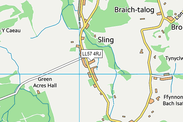 LL57 4RJ map - OS VectorMap District (Ordnance Survey) LL57 4RJ map - OS VectorMap District (Ordnance Survey)