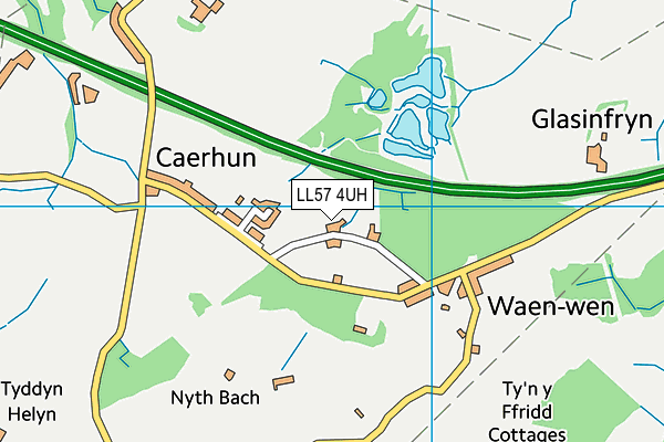 LL57 4UH map - OS VectorMap District (Ordnance Survey) LL57 4UH map - OS VectorMap District (Ordnance Survey)