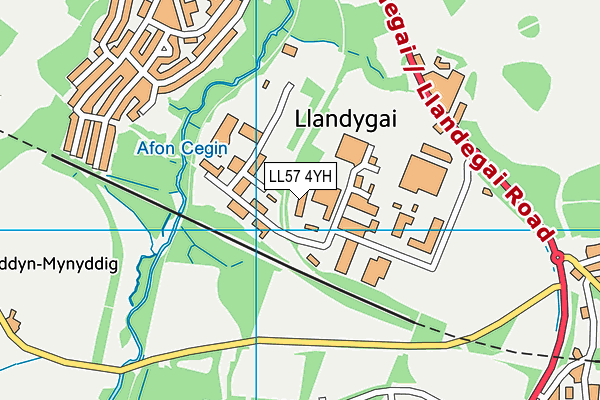 LL57 4YH map - OS VectorMap District (Ordnance Survey) LL57 4YH map - OS VectorMap District (Ordnance Survey)