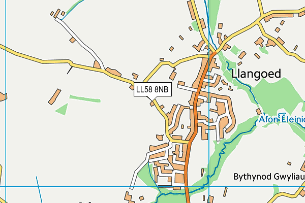 LL58 8NB map - OS VectorMap District (Ordnance Survey) LL58 8NB map - OS VectorMap District (Ordnance Survey)