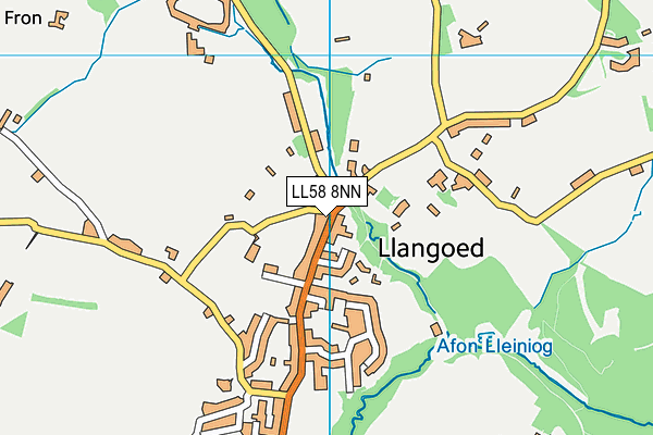 LL58 8NN map - OS VectorMap District (Ordnance Survey) LL58 8NN map - OS VectorMap District (Ordnance Survey)