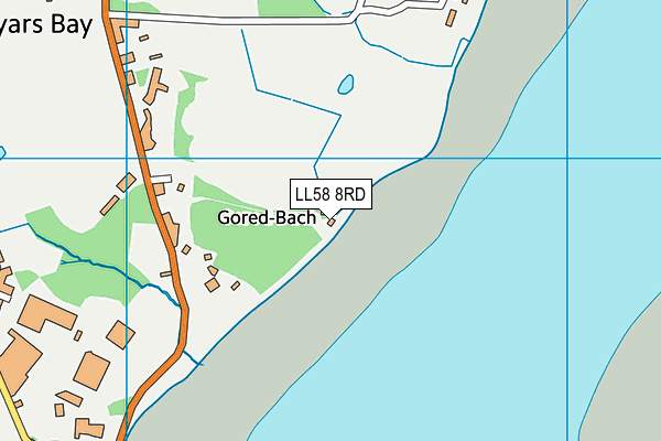LL58 8RD map - OS VectorMap District (Ordnance Survey) LL58 8RD map - OS VectorMap District (Ordnance Survey)