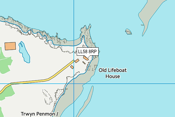 LL58 8RP map - OS VectorMap District (Ordnance Survey) LL58 8RP map - OS VectorMap District (Ordnance Survey)