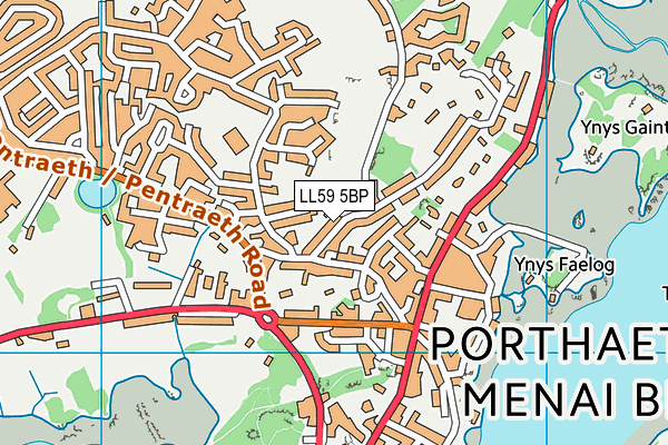 LL59 5BP map - OS VectorMap District (Ordnance Survey) LL59 5BP map - OS VectorMap District (Ordnance Survey)