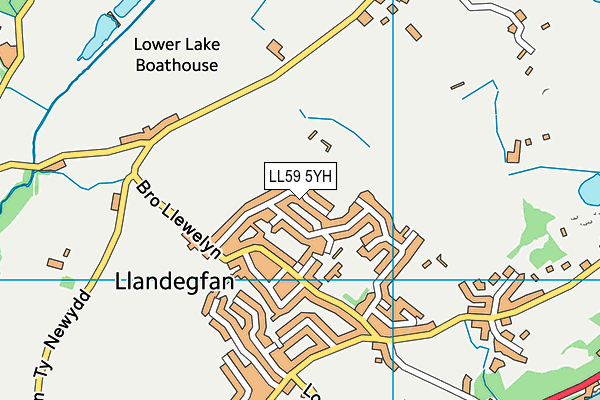 LL59 5YH map - OS VectorMap District (Ordnance Survey) LL59 5YH map - OS VectorMap District (Ordnance Survey)
