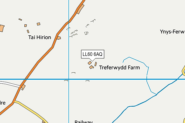 LL60 6AQ map - OS VectorMap District (Ordnance Survey) LL60 6AQ map - OS VectorMap District (Ordnance Survey)
