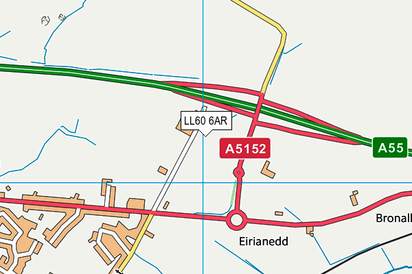 LL60 6AR map - OS VectorMap District (Ordnance Survey) LL60 6AR map - OS VectorMap District (Ordnance Survey)