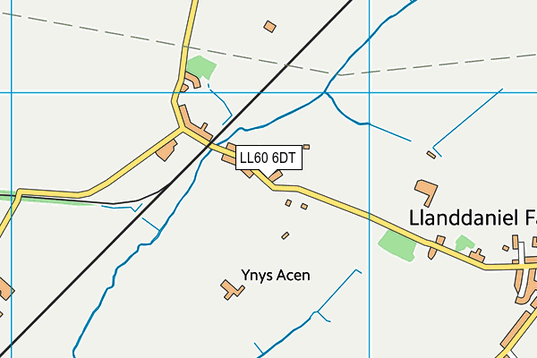 LL60 6DT map - OS VectorMap District (Ordnance Survey) LL60 6DT map - OS VectorMap District (Ordnance Survey)