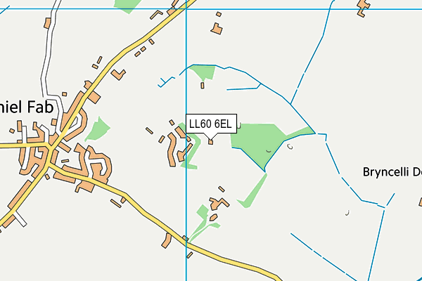 LL60 6EL map - OS VectorMap District (Ordnance Survey) LL60 6EL map - OS VectorMap District (Ordnance Survey)
