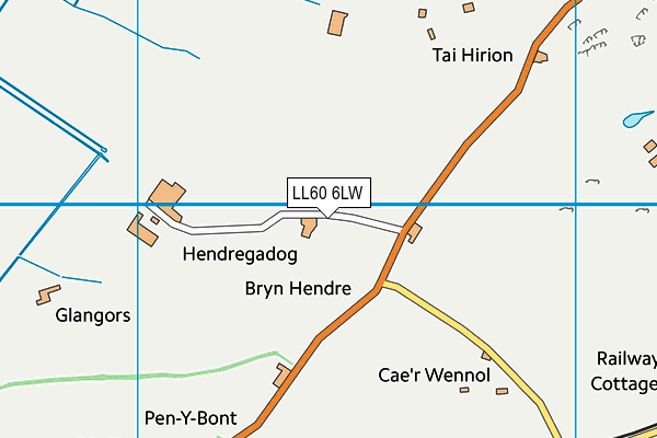 LL60 6LW map - OS VectorMap District (Ordnance Survey) LL60 6LW map - OS VectorMap District (Ordnance Survey)