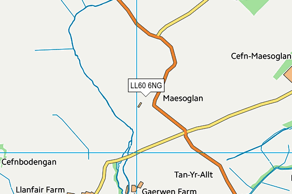 LL60 6NG map - OS VectorMap District (Ordnance Survey) LL60 6NG map - OS VectorMap District (Ordnance Survey)