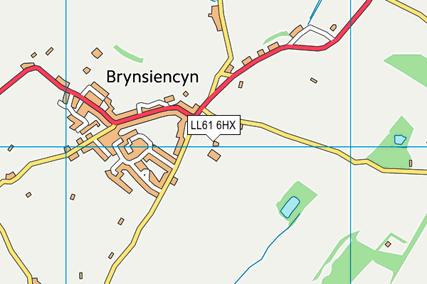 LL61 6HX map - OS VectorMap District (Ordnance Survey) LL61 6HX map - OS VectorMap District (Ordnance Survey)
