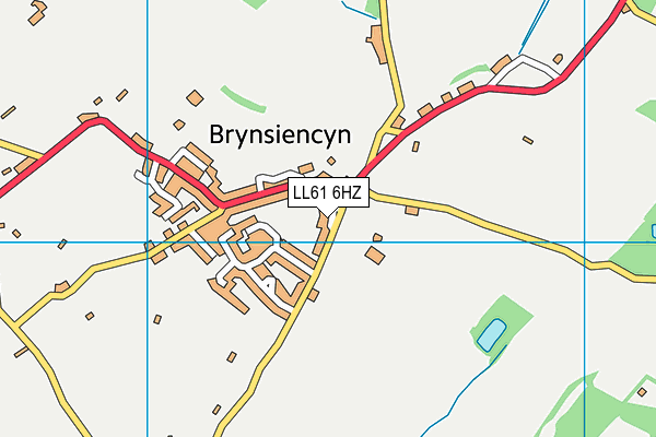 LL61 6HZ map - OS VectorMap District (Ordnance Survey) LL61 6HZ map - OS VectorMap District (Ordnance Survey)