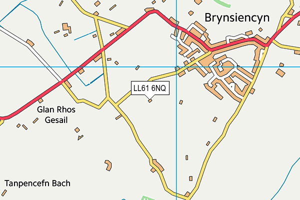 LL61 6NQ map - OS VectorMap District (Ordnance Survey) LL61 6NQ map - OS VectorMap District (Ordnance Survey)