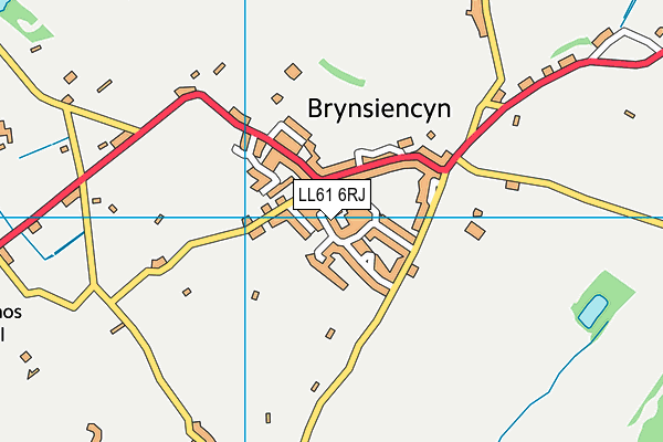 LL61 6RJ map - OS VectorMap District (Ordnance Survey) LL61 6RJ map - OS VectorMap District (Ordnance Survey)