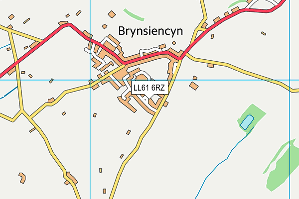 LL61 6RZ map - OS VectorMap District (Ordnance Survey) LL61 6RZ map - OS VectorMap District (Ordnance Survey)