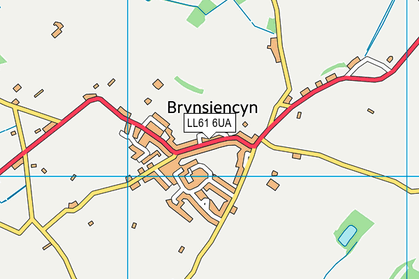 LL61 6UA map - OS VectorMap District (Ordnance Survey) LL61 6UA map - OS VectorMap District (Ordnance Survey)